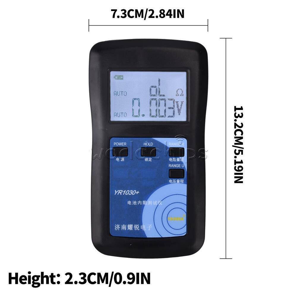 High Accurancy Li-ion Battery Internal Resistance Tester Instrument 0~28v 0~200Ω