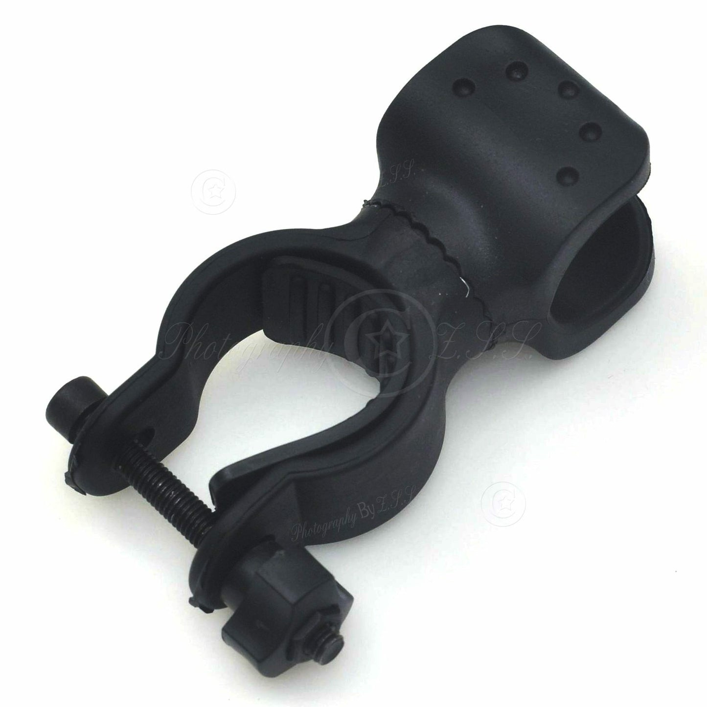 2x Bicycle LED Flashlight Bracket 360° Holder Mount Soft Bike Quick Release Clip
