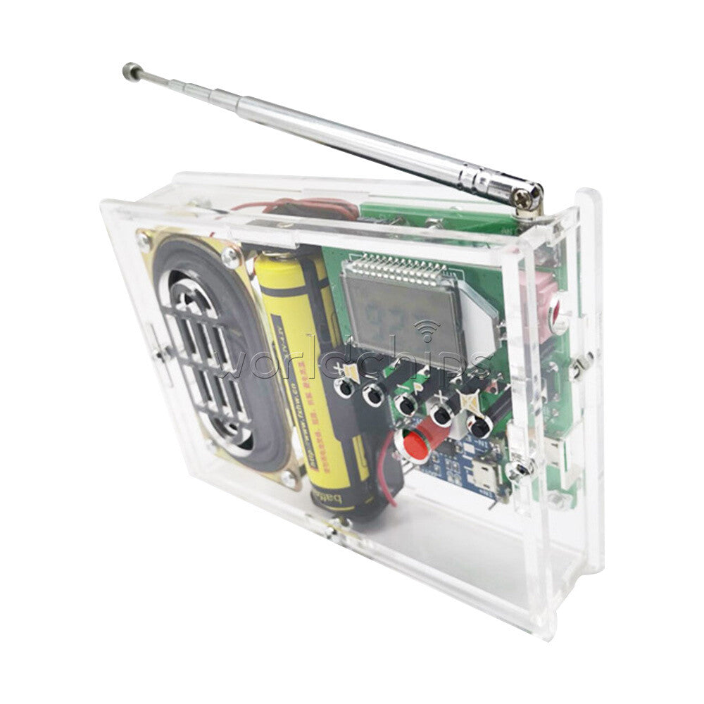 Fm Digital Radio Kit Diy Fm Radio Kit with Power Amplifier with Shell Speaker