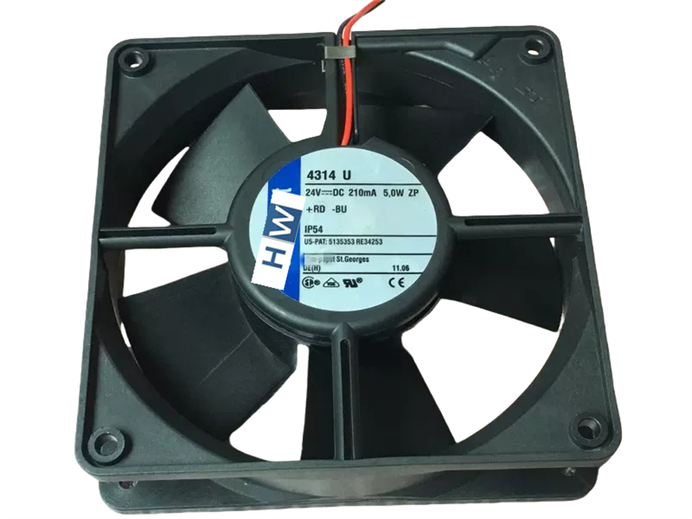 1/piece 4314U 210mA 24V 5.0W IP54 120*120*32MM Equipment Axial Flow Cooling Fan