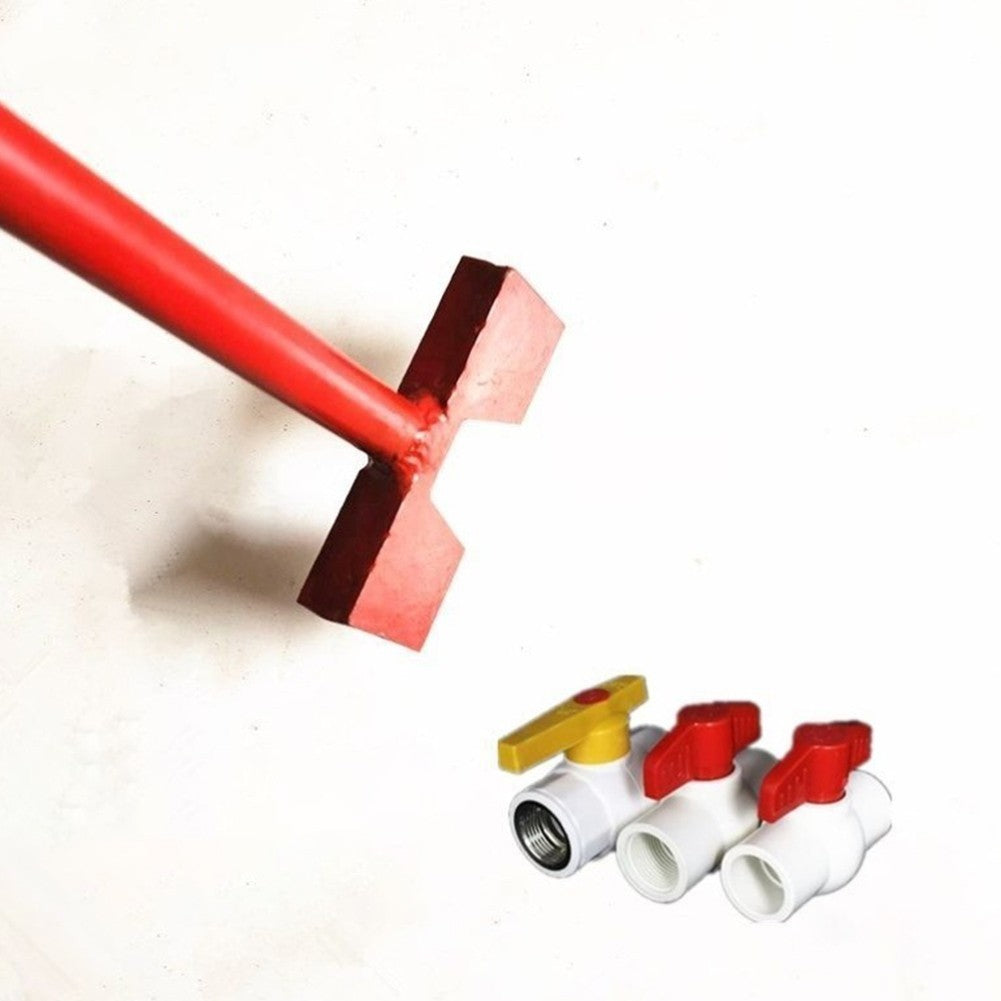 Extended Valve Stem for PVC Ball Valve Dual Ear Handle for Site Maintenance