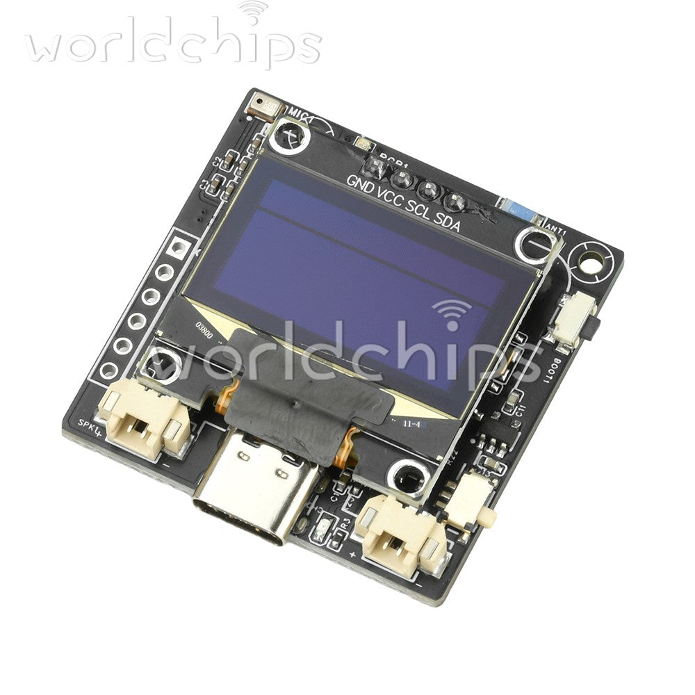 ESP32-C3 0.96 inch SSD1306 OLED Display Smart AI Robot Voice Dialogue Module