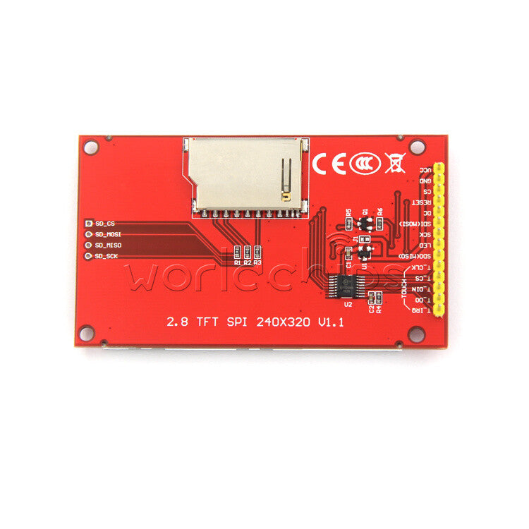2.8" SPI TFT LCD 240x320 Serial Port Module PCB ILI9341 with/without Touch Panel