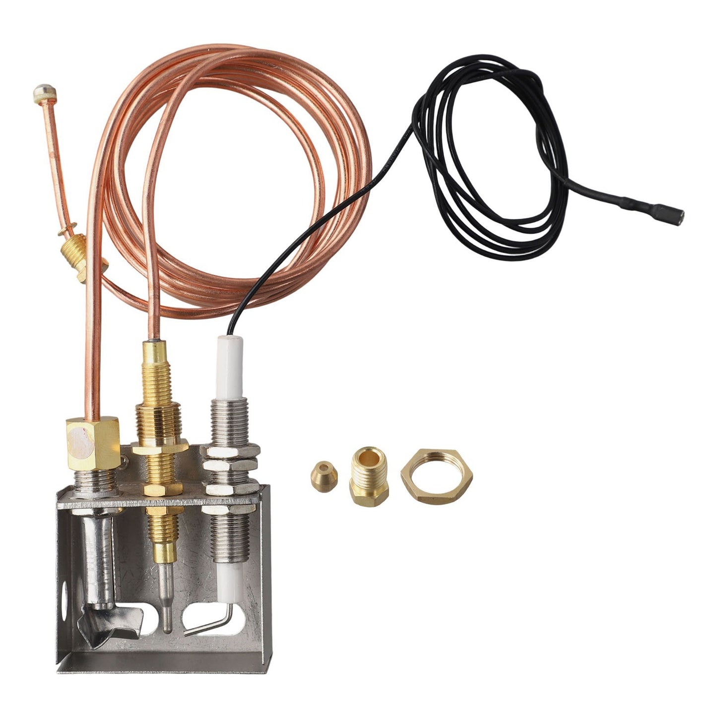 Propane Compatible For Pilot Burner Assembly with Ignition Kit and Thermocouple