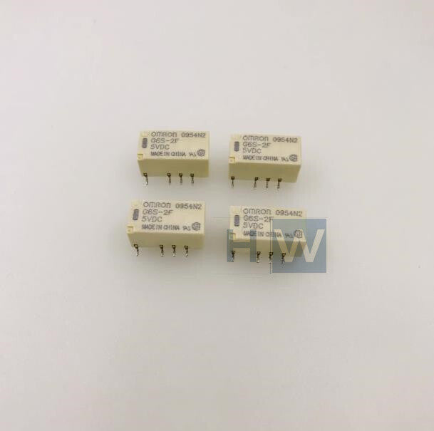 10Pcs  Relay G6S-2F-5VDC Two Group Conversion 8-pin Patch