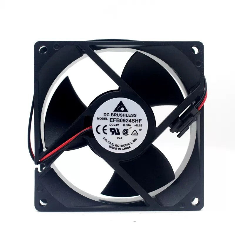 1Pc   EFB0924SHF 2-wire 9032 9CM 24V 0.38A Inverter Cooling Fan