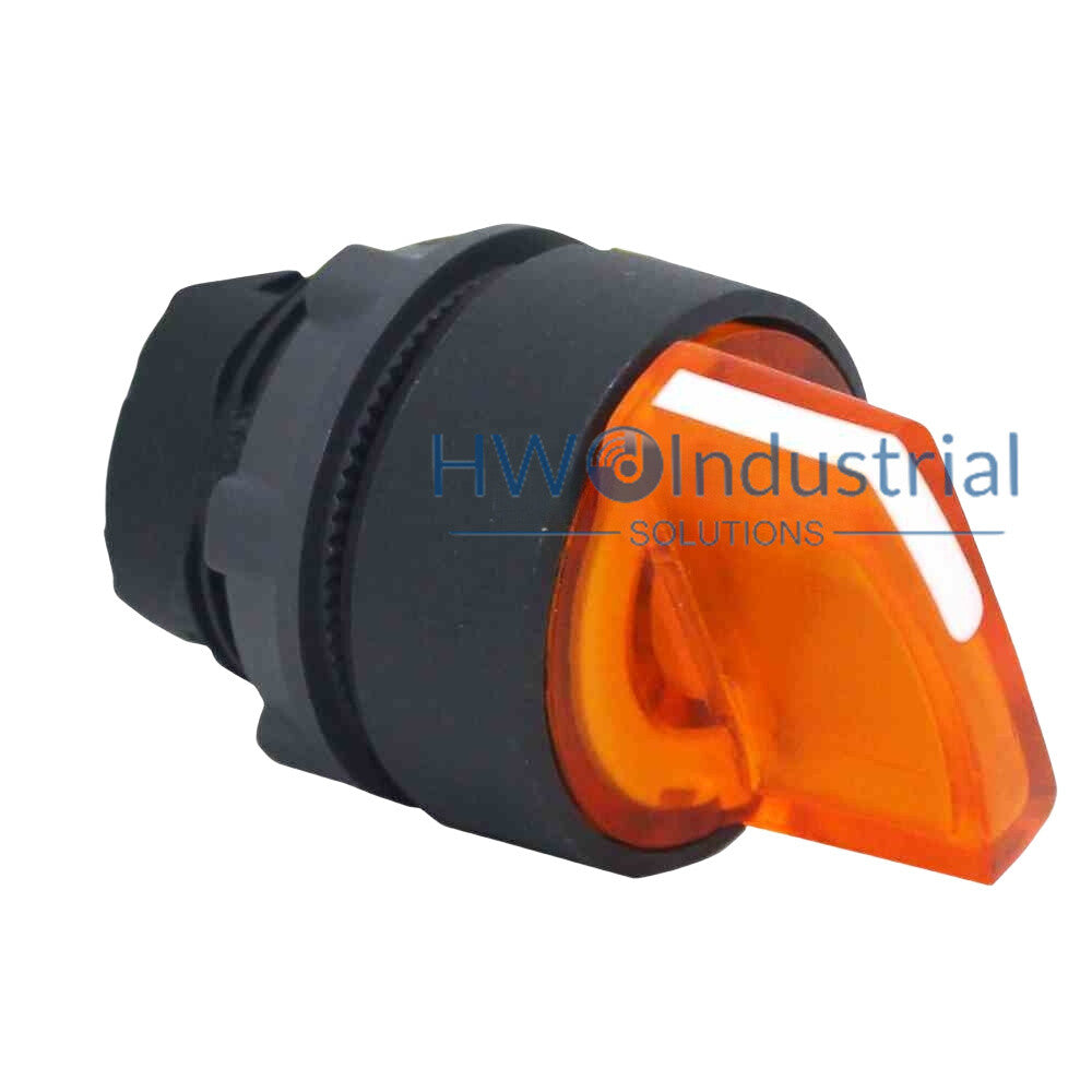 1PC Yellow Light Selection Switch Button head ZB5AK1253C ZB5-AK1253C