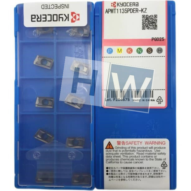 BOx/10pcs Kyocera CNC Milling Insert APMT1135PDER-KZ PG025