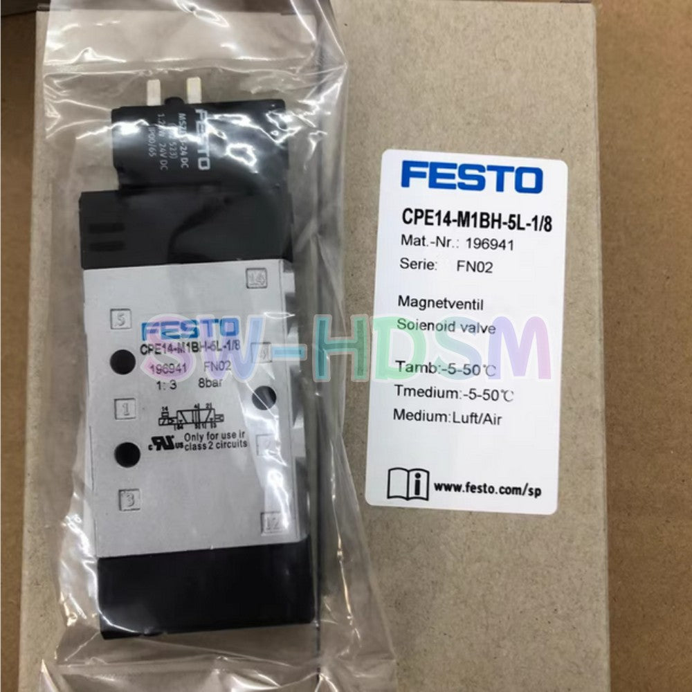 1PCS   Festo CPE14-M1BH-5L-1/8 196941 Selenoid Valve Freight Free