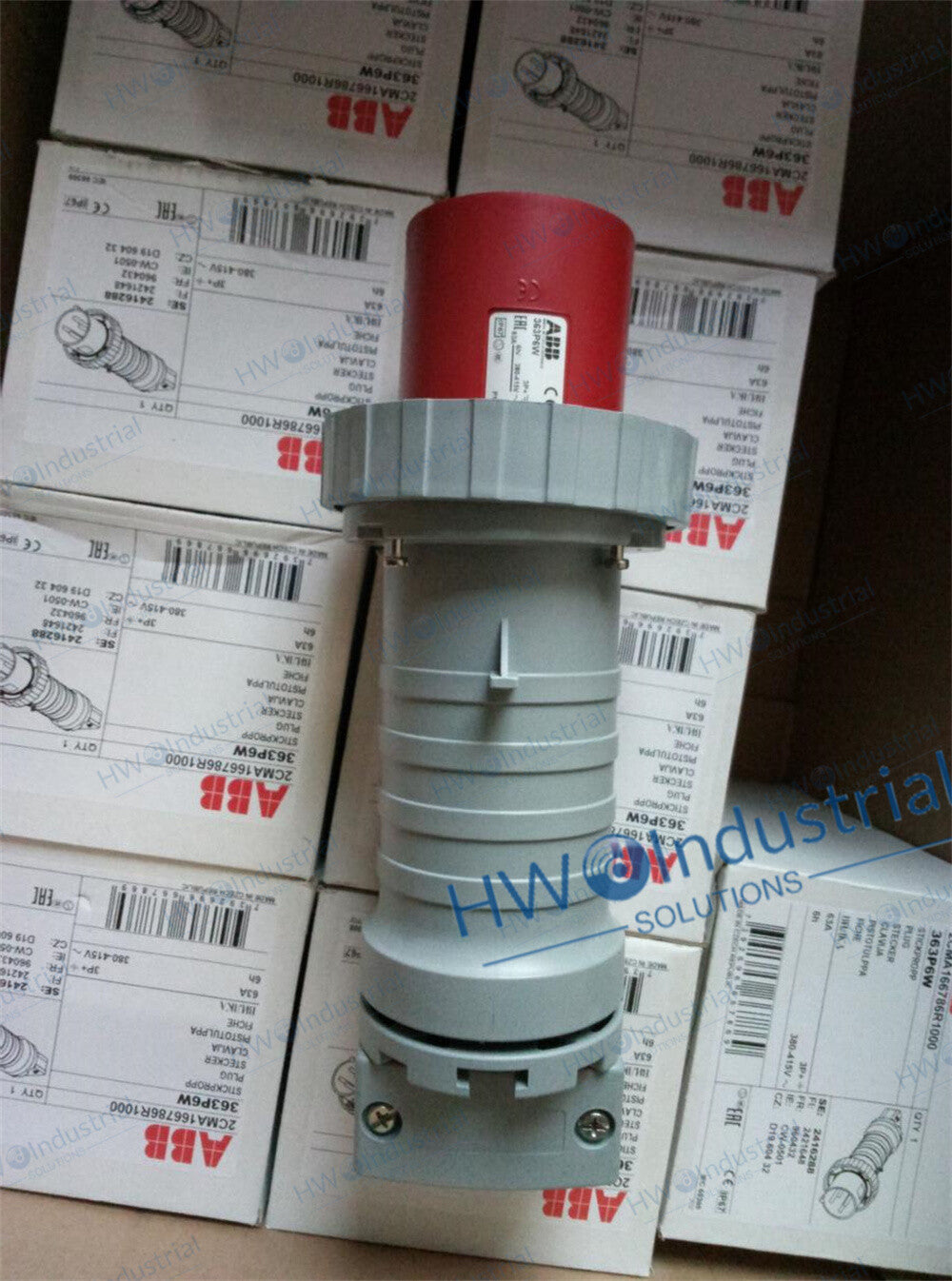 1/Piece ABB 10091831 Industrial Plug Connector Socket 363P6W 4-core 63A IP67