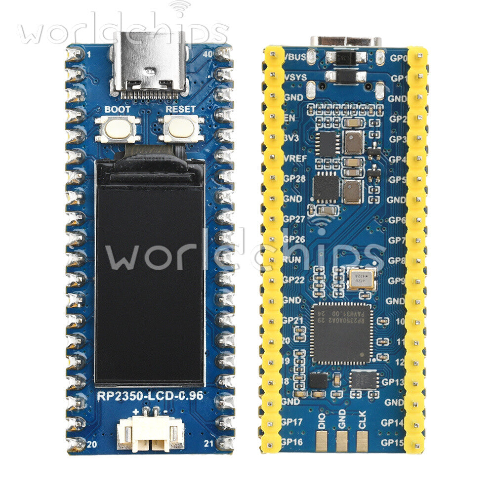 Type-C Raspberry Pi RP2350 Development Board 0.96 inch IPS LCD Display MP28164