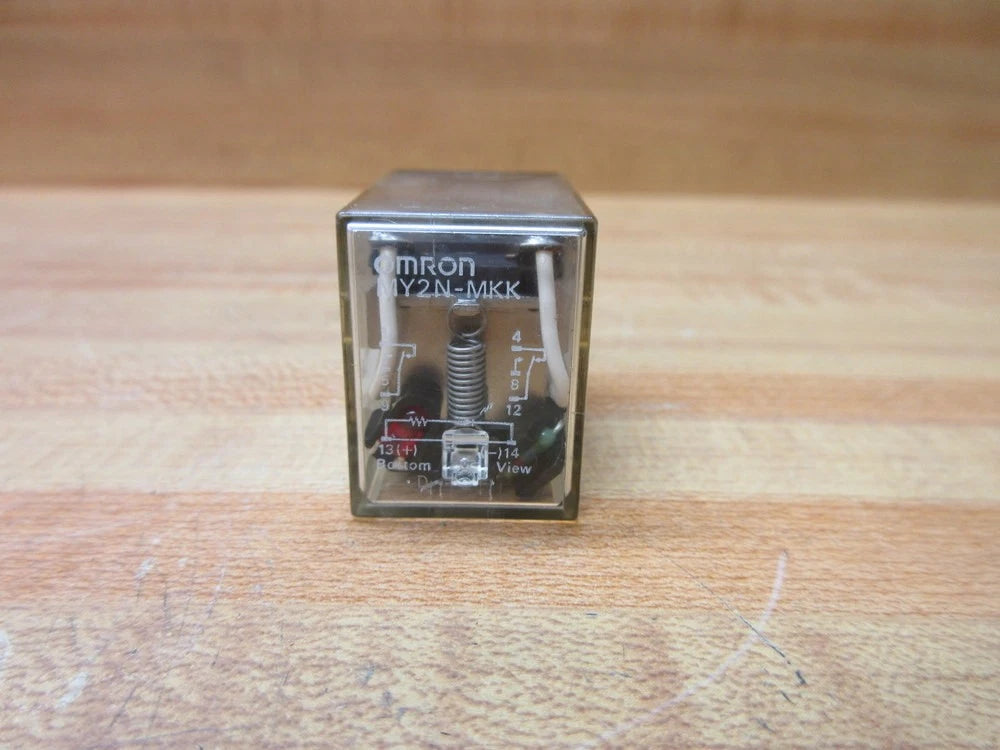 Omron MY2N-MKK-24V DC Relay MY2N-MKK-VDC (Pack of 3)