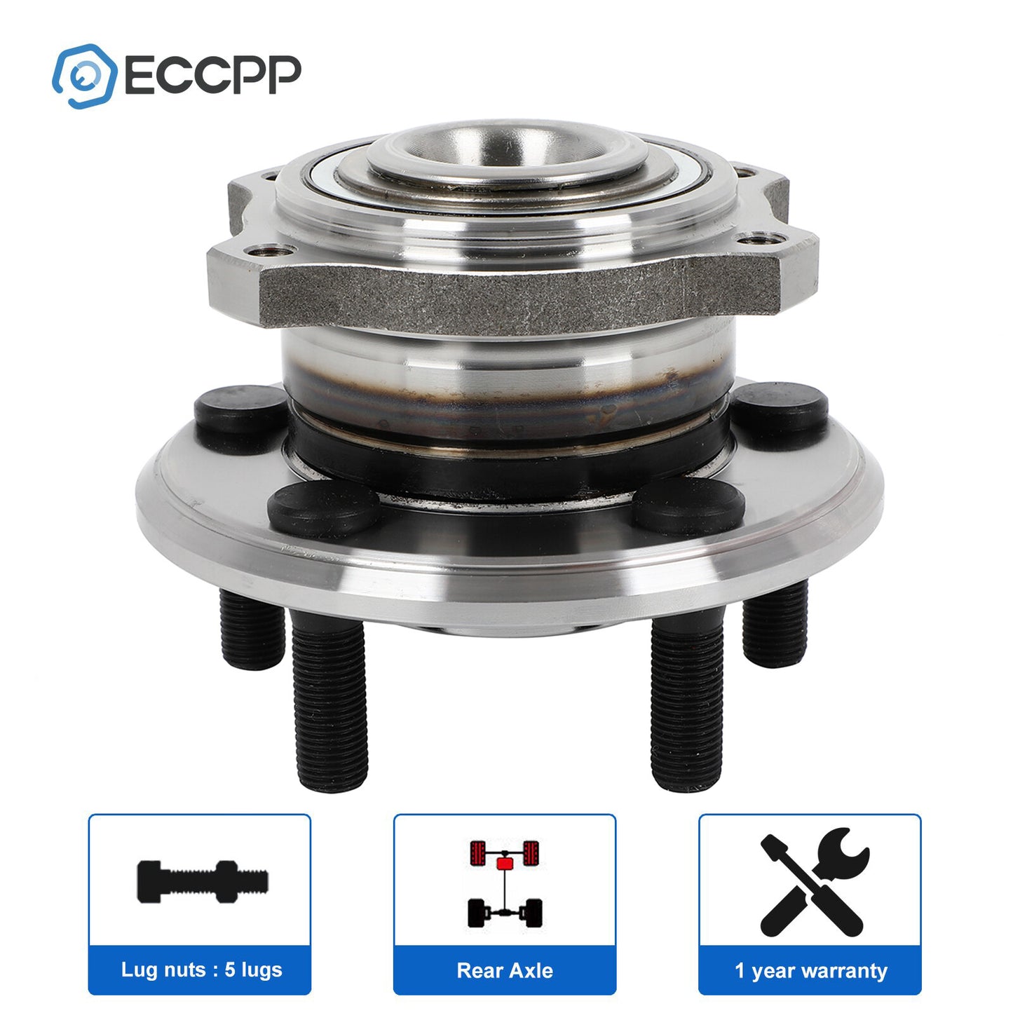 1Pc Wheel Hub Bearing Rear For 2009-2014 Dodge Charger Challenger Chrysler 300