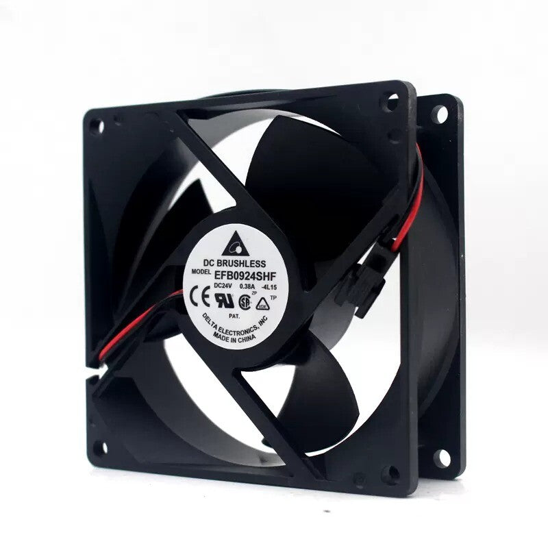 1Pc   EFB0924SHF 2-wire 9032 9CM 24V 0.38A Inverter Cooling Fan