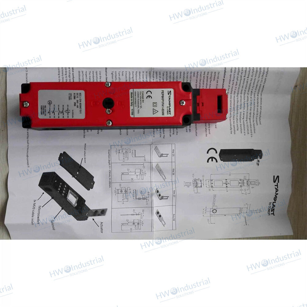 1/piece COM EPI Safety Electric Lock Switch FEP5KP1FA1  FEP5KP1FA1-024M