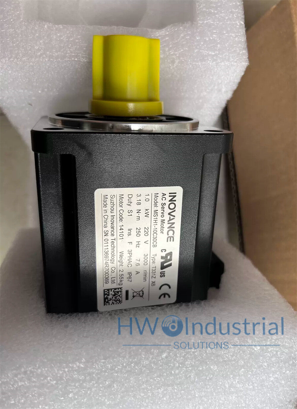 1/Piece   MS1H1-10C30CB-T331Z X6 Inovance Servo Motor MS1H1-10C30CB T331Z