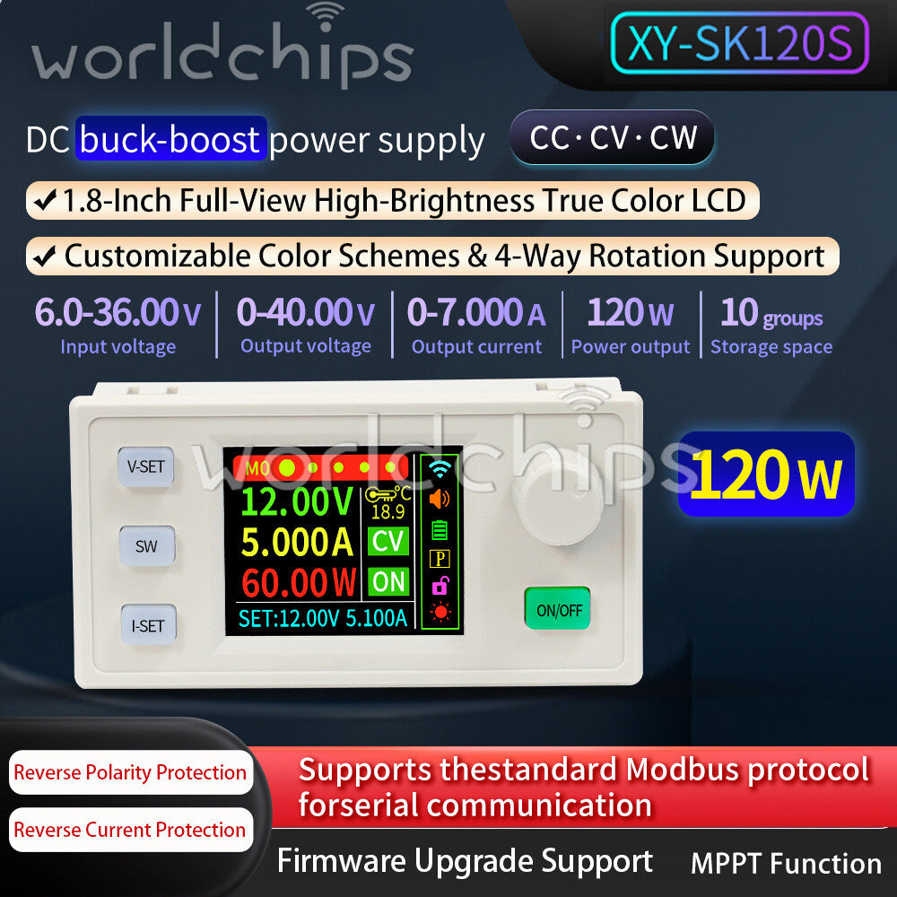 60W/120W/150W CNC Buck-Boost DC Adjustable Voltage Regulator Power Supply Module
