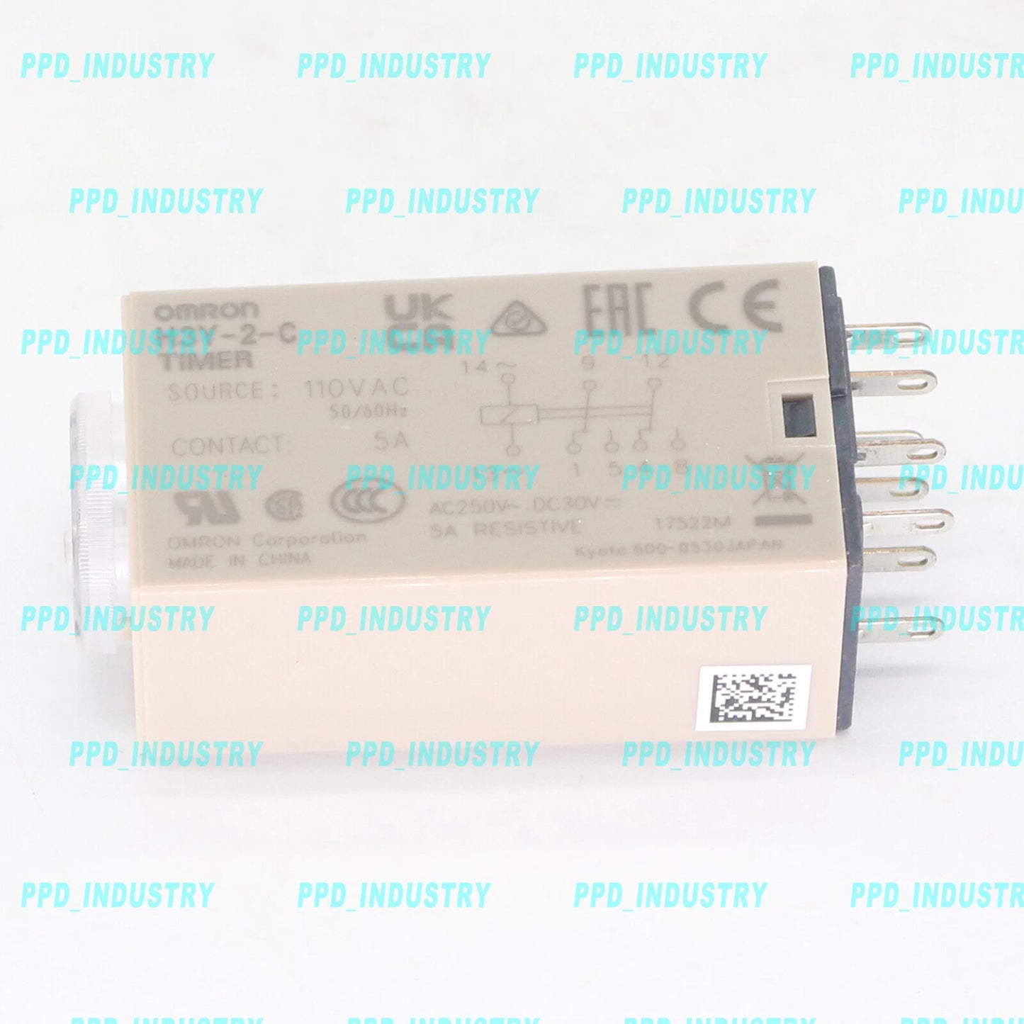 1PC  omron IN BOX H3Y-2-C H3Y-2-C Time Relay 110VAC 5s FAST SHIP #P