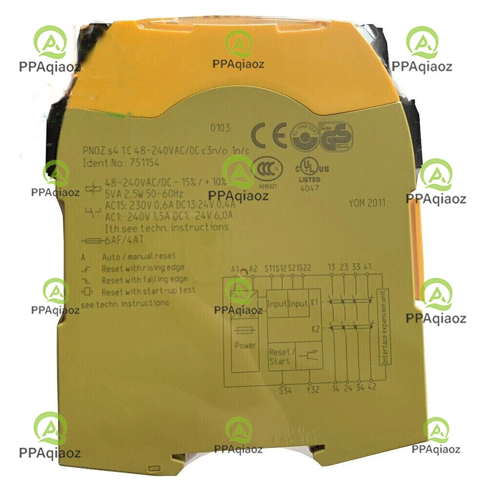 751154  PILZE PZON s4.1C 48-240V AC DC 751154 Safety Relay #P