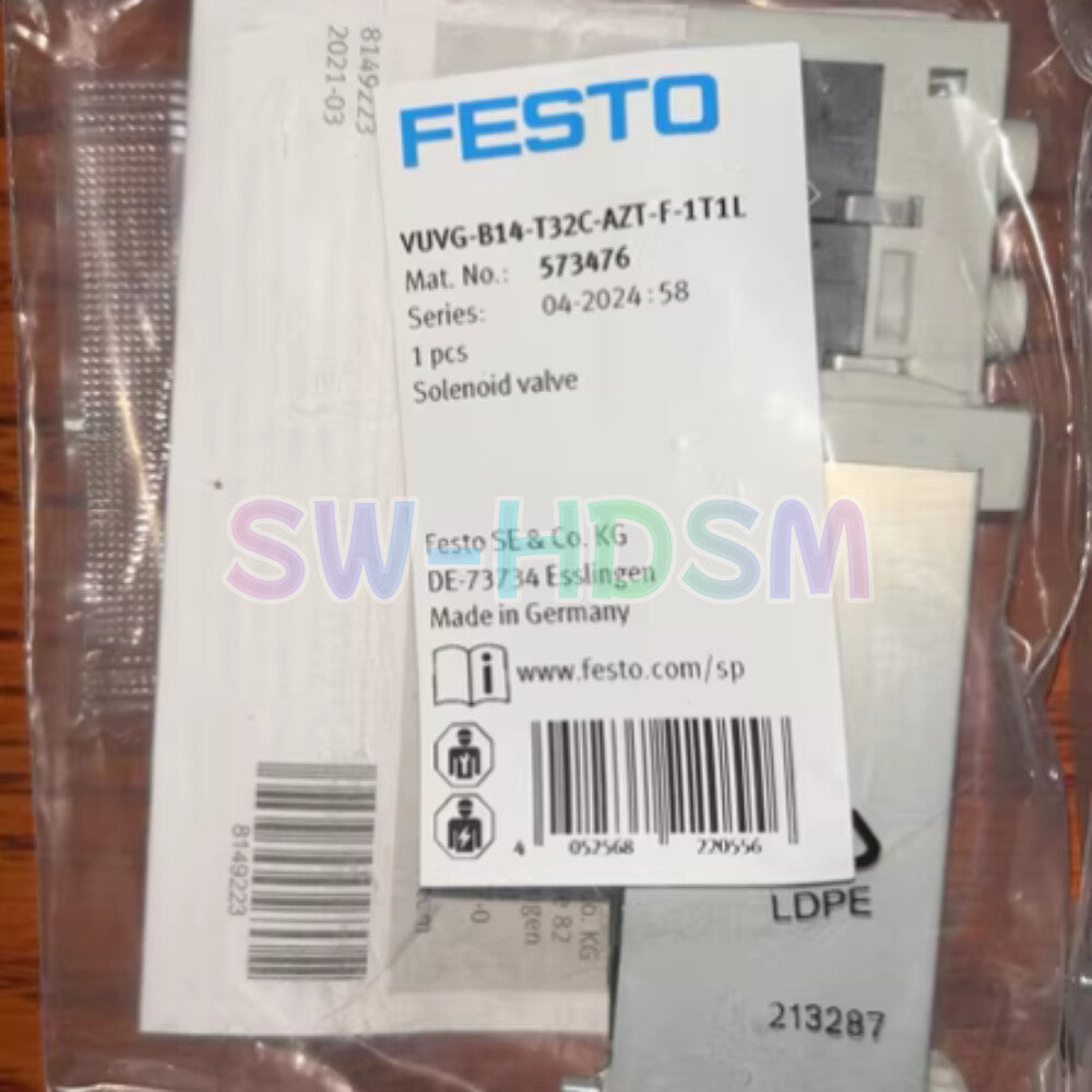 1PCS  For Festo VUVG-B14-T32C-AZT-F-1T1L 573476 Solenoid Valve freight free
