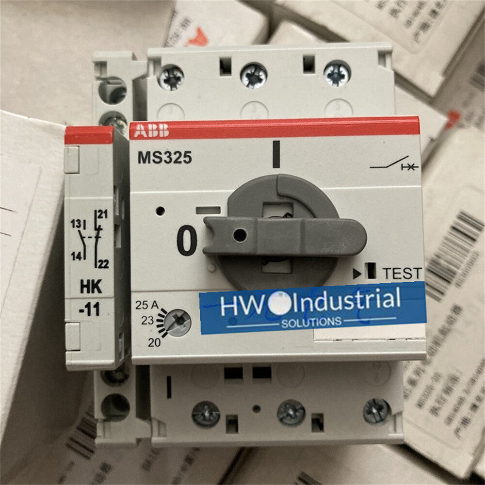 1/piece  ABB Motor Protection Circuit Breaker MS325-25A + HK-11 One Set