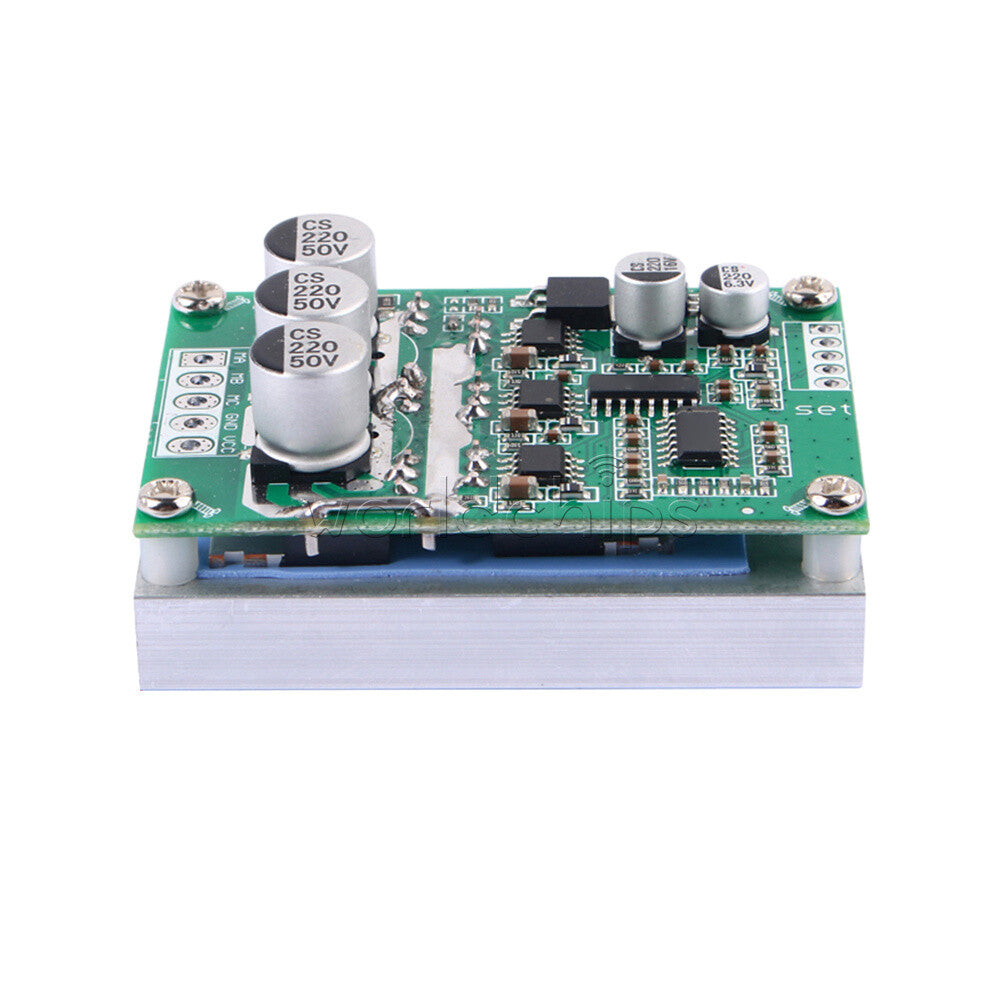 BLDC DC12V-36V 500W Brushless Motor Speed Controller PWM Hall-less Motor Control