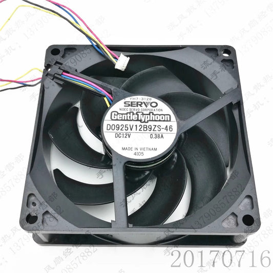 Servo D0925V12B9ZS-46 9025 DC12V 0.38A 9CM Projector Cooling Fan