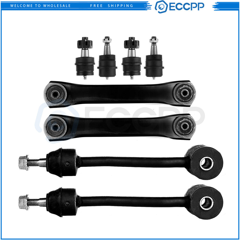 Front Lower Control Arm Ball Joint Sway Bar Suspension Kit For 1997-2006 Jeep TJ
