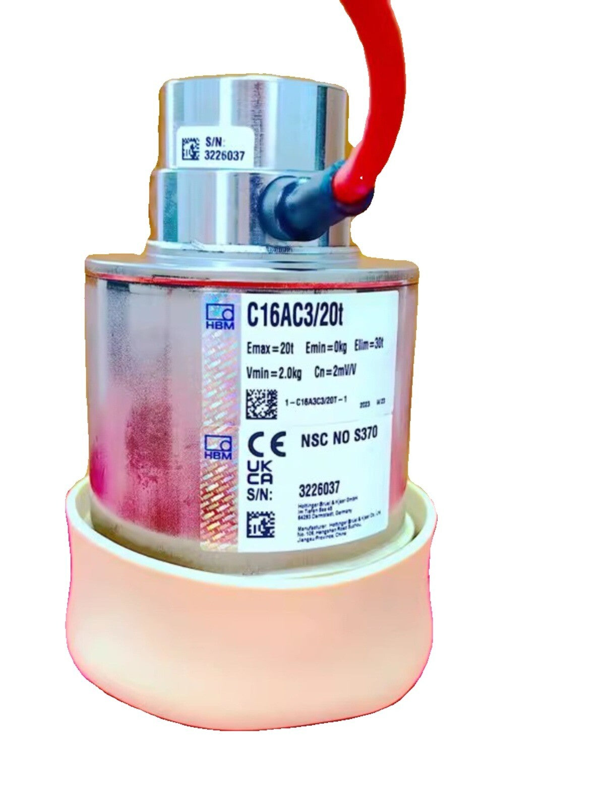 HBM Digital Column Type Weighing Sensor C16AC3/20t C16AC3-20T