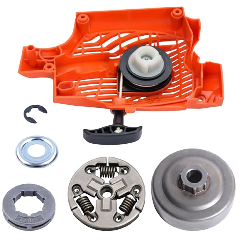 For Echo CS310 CS352 Recoil Starter and Clutch Drum Kit with Rim Sprocket