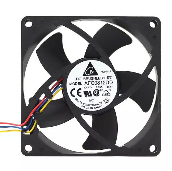 Delta AFC0812DD Fan 80*80*20mm 12V 0.75A 4pin