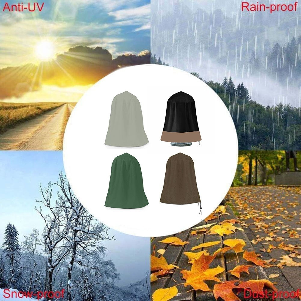 Outdoor Fountain Cover Waterproof Dustproof Protection for Garden Use D36xH42