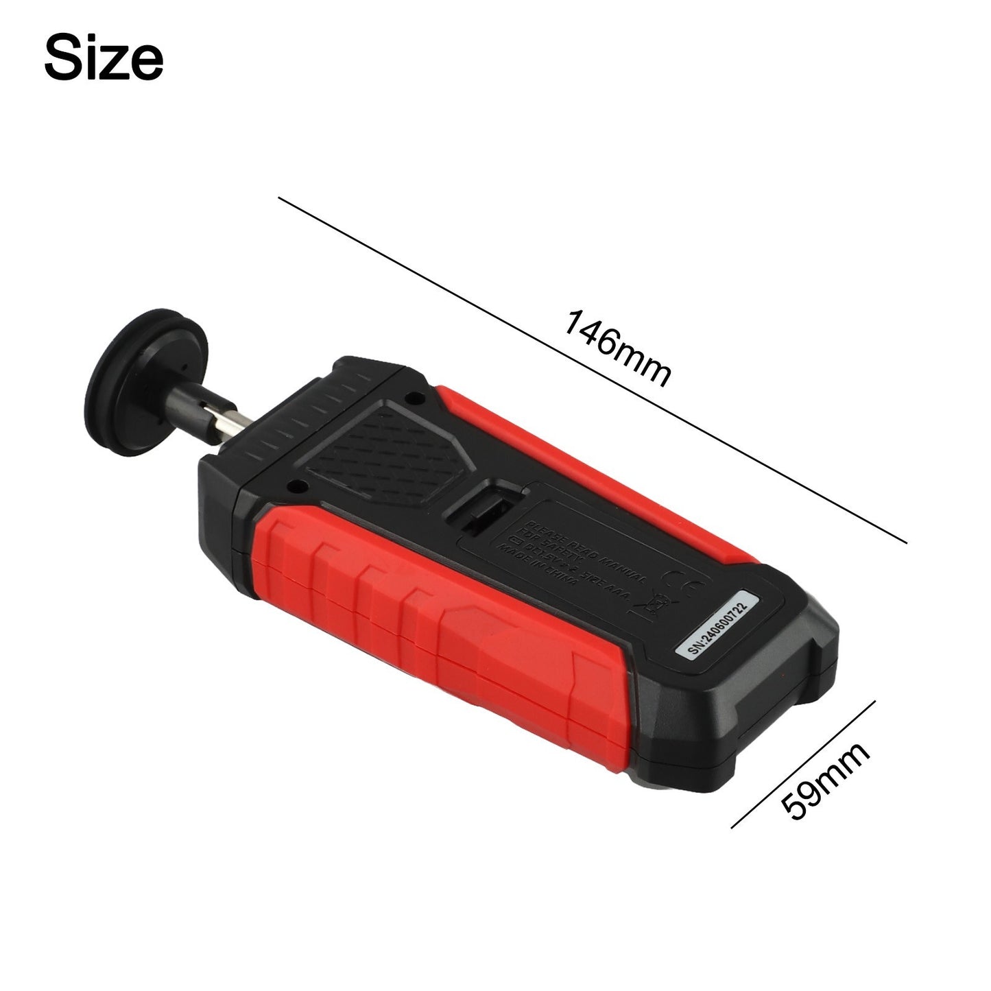 User Friendly Digital Tachometer with Adjustable Units RPM m/min ft/min