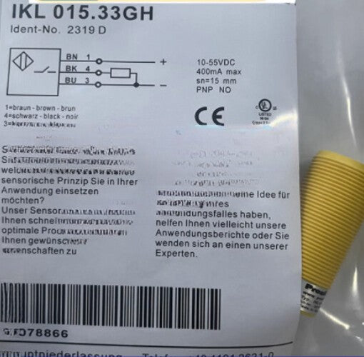 1PCS  FOR IKL 015.33 GH Proximity switch IKL 015.33GH corrosion-resistant