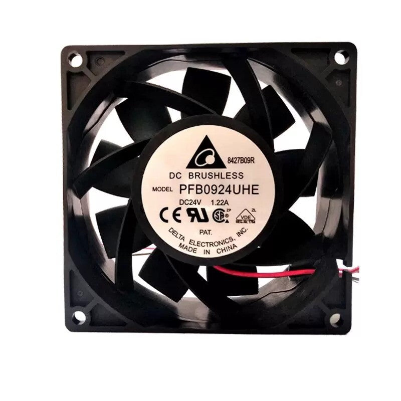DELTA PFB0924UHE DC24V 1.22A 9238 9CM Inverter Cooling Fan
