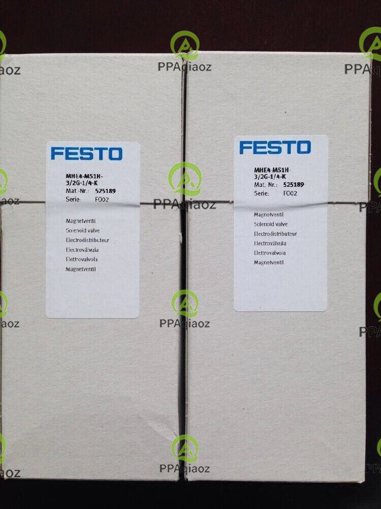 1PC  FESTO MHE4-MS1H-3/2G-1/4-K 525189 Double Solenoid Valve Free Shipping