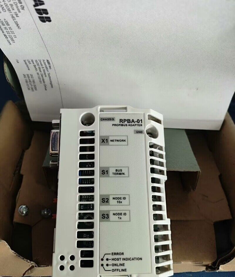 1pcs For ABB RPBA-01 Profibus DP Communication Adaptor Module