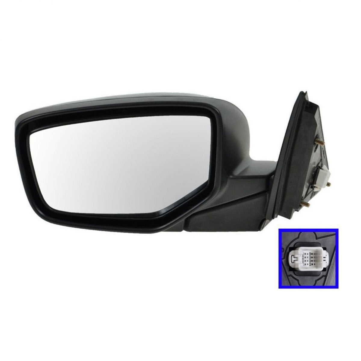 Pair Side View Power Mirrors LH & RH Set For 08-12 Honda Accord Sedan Smooth