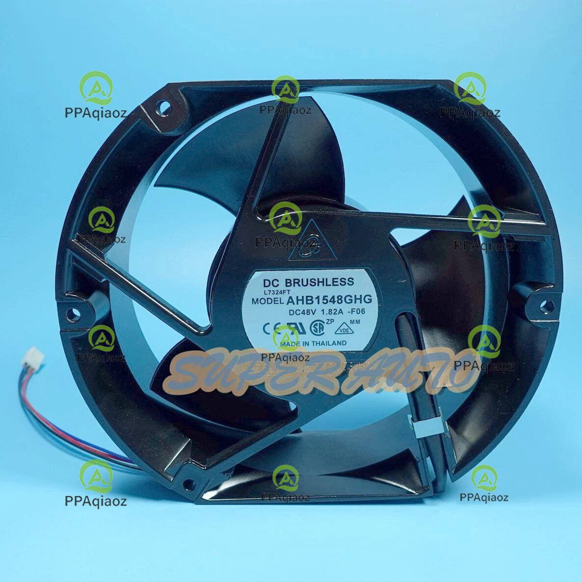 Delta 17251 AHB1548GHG-F06 48V 1.82A 3-wire inverter cooling fan 172*150*51mm#P