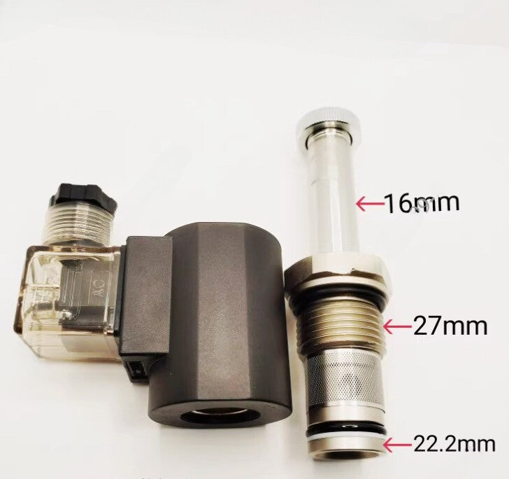 SV-12-20 hydraulic solenoid valve 2-position 2-way normally closed DC 24VDC 12V