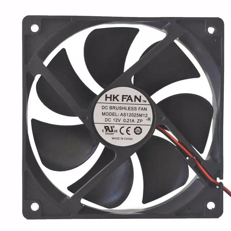 HKFAN AS12025M12 DC12V 0.21A 12CM 12025 Chassis Power Cooling Fan