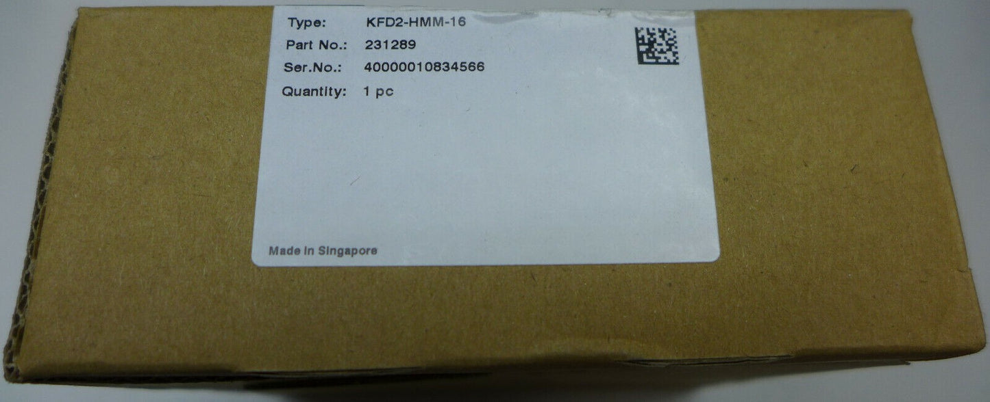 1pcs Pepperl+Fuchs KFD2-HMM-16 K-System safety relay