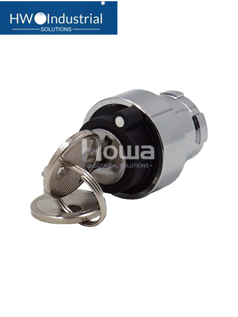 2PCS  3-gear Self-locking Key Knob Switch Button Head ZB2BG5C ZB2-BG5C