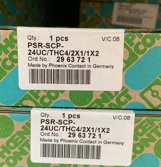 1pcs PHOENIX CONTACT 2963721 Module PSR-SCP -24UC/THC4/2X1/1X2