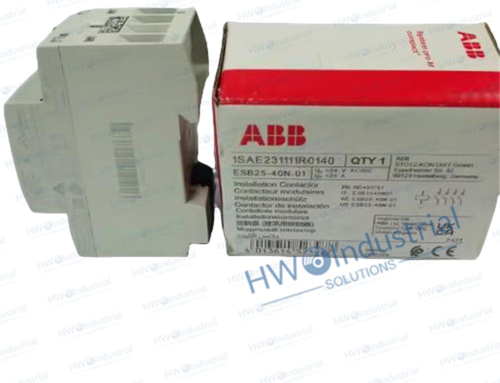 1/Piece ESB25-40N-01 ABB Building Contactor Coil Voltage 24VAC/DC 60Hz