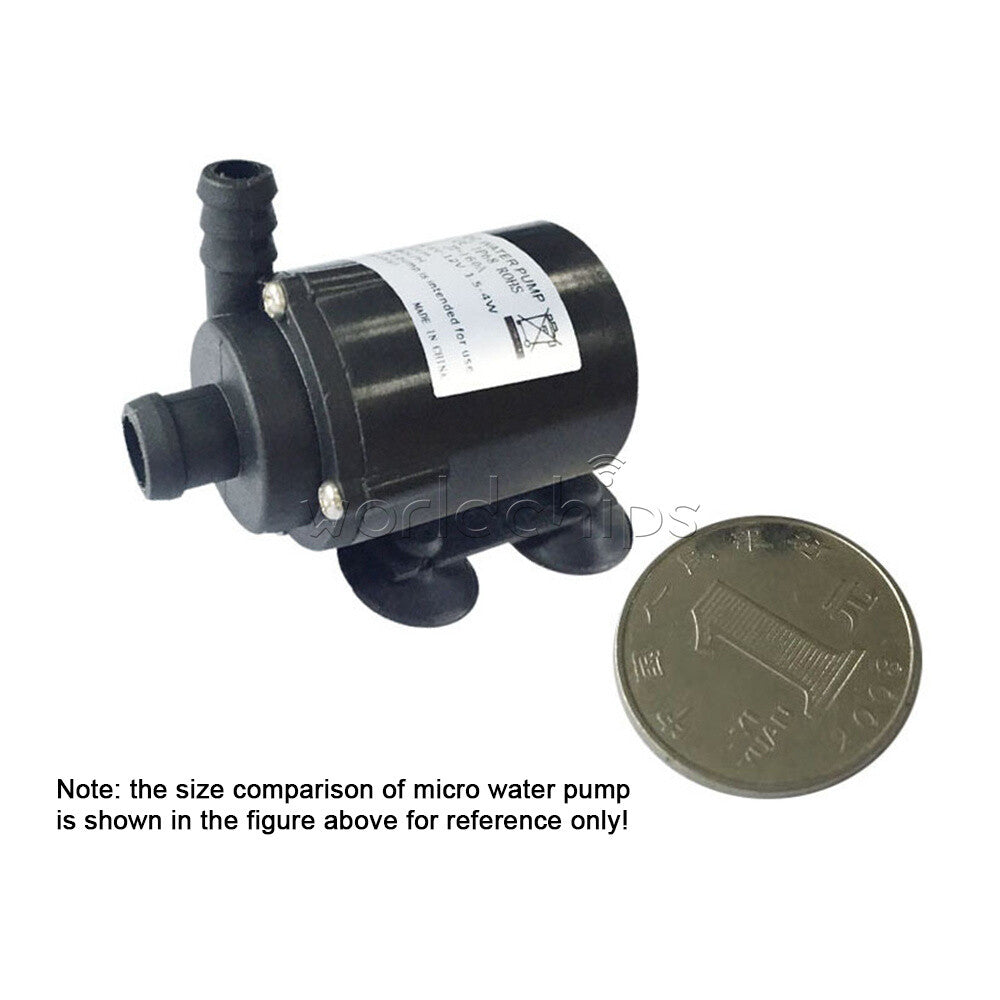 JT-160A DC12V Brushless Small Water Pump Submersible Motor Pump 240L/H Female Pl