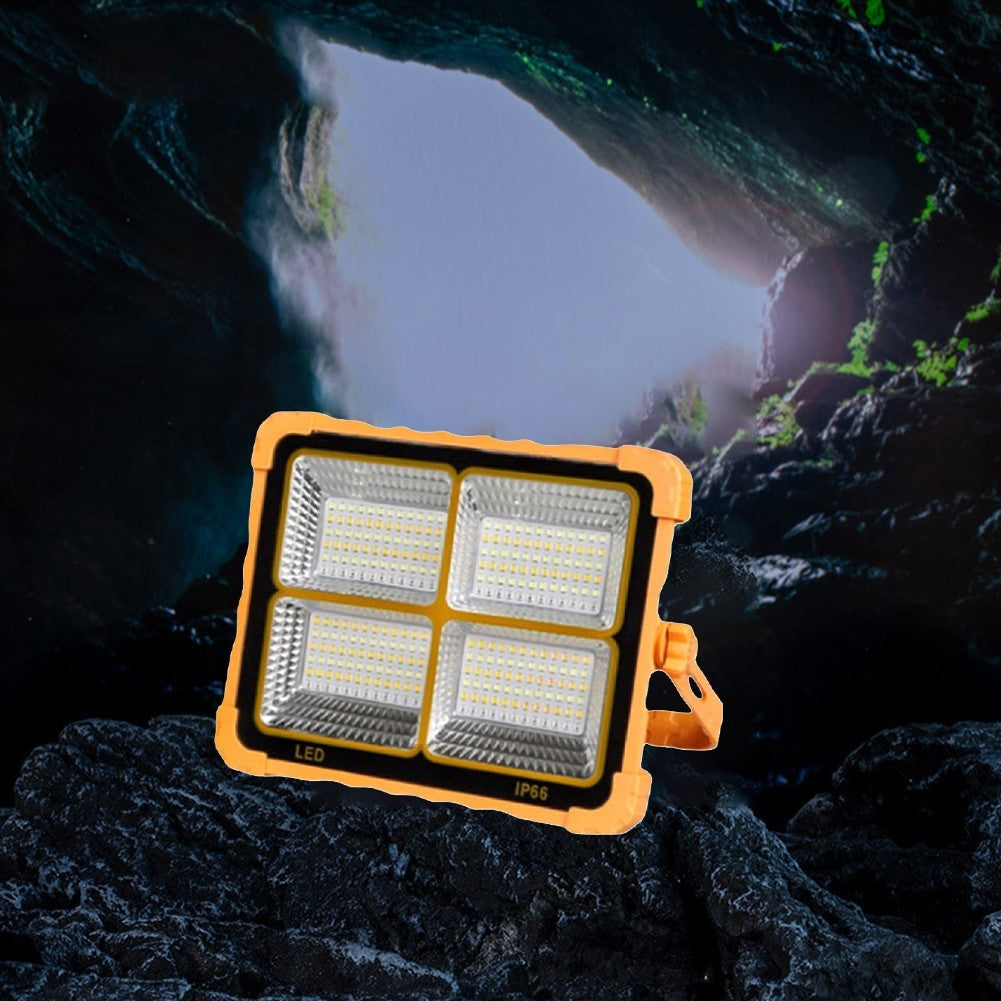 Portable Solar Flood Light for Camping Fishing Construction Activities