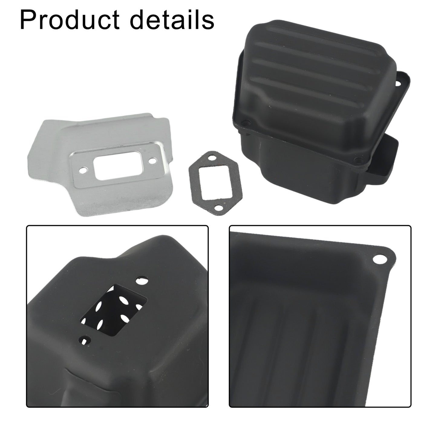 Complete Muffler Set for MS360 MS340 For 034 036 with Screws and Gasket