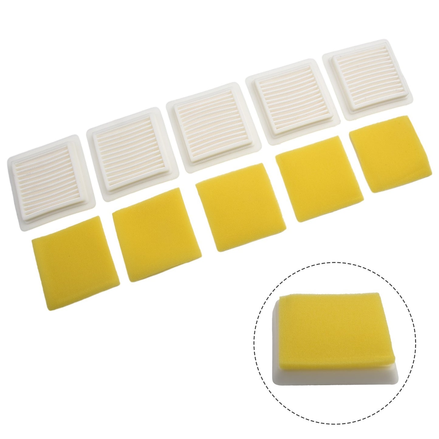5PK Air Filter, For ECHO SRM-2620 SHC-2620 Trimmers A226002030,A2260020400