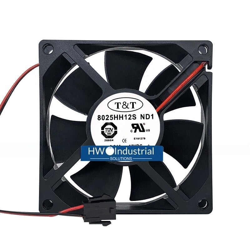 TT 8025HH12S ND1 12V 0.34A 8CM ABB Robot Controller Cooling Fan